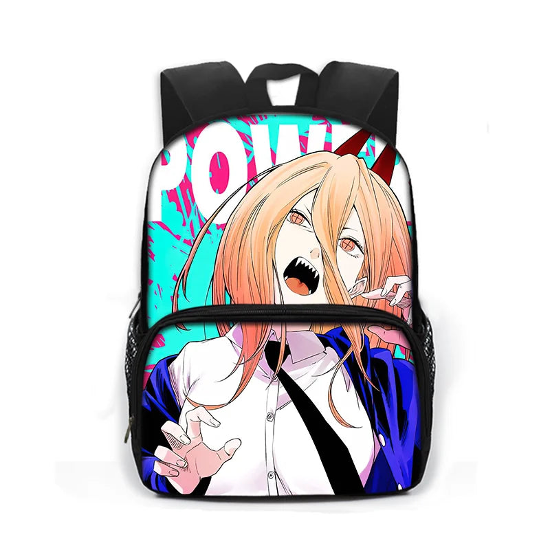13 Inch Anime Chainsaw Man Kids Backpack Book Bag Schoolbags Gift – CRAZE