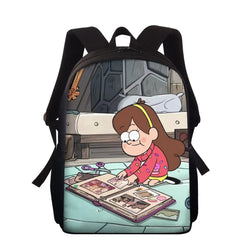 13" Gravity Falls Backpack Cartoon Schoolbag Boys Girls Children School Bag