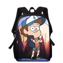 13" Gravity Falls Backpack Cartoon Schoolbag Boys Girls Children School Bag
