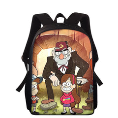 13" Gravity Falls Backpack Cartoon Schoolbag Boys Girls Children School Bag