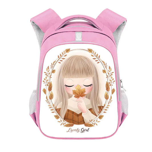 Lovely Winter Girls Backpack Cartoon Animals Teenager School Bag Children P