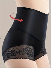 Lace Shaping Panties High Waist Tummy Control Butt Lifting Women's Underwear