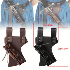 Medieval Leather Gear Sword Belt Combat Knight PU Leather Cosplay Sword Belt