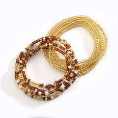 Boho Beaded Waist Chain Vintage Belly Chain for Women