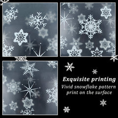 40pcs Snow Balloons Winter Clear Snow Latex Balloon