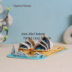 DIY 3D Paper Puzzle Model for Kids / Early Education Toy