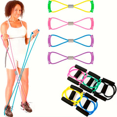 8 Shaped Resistance Tension Rope Yoga Band