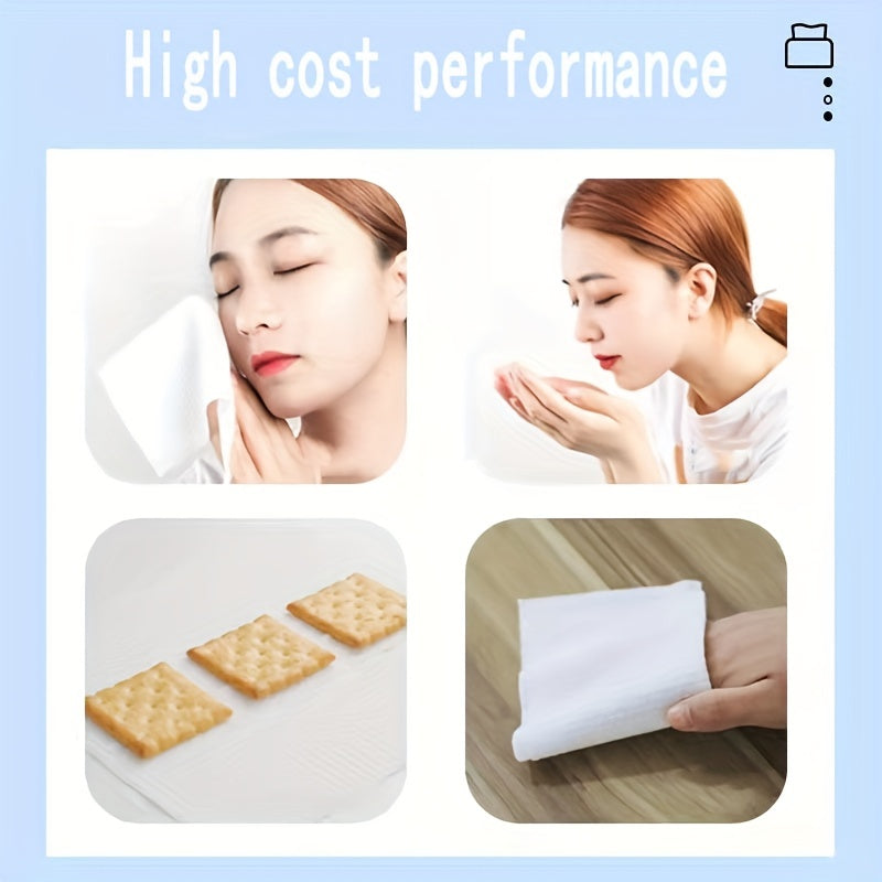 Disposable Face Towel for Beauty Salon, Dry and Wet, Cotton Non-woven, Business