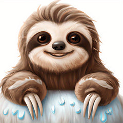 DIY Sloth Diamond Painting Kit - Relaxing Animal Embroidery Art