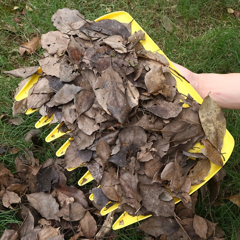 Outdoor Leaf Clip Garden Rake, Plastic Yard Garbage Collector