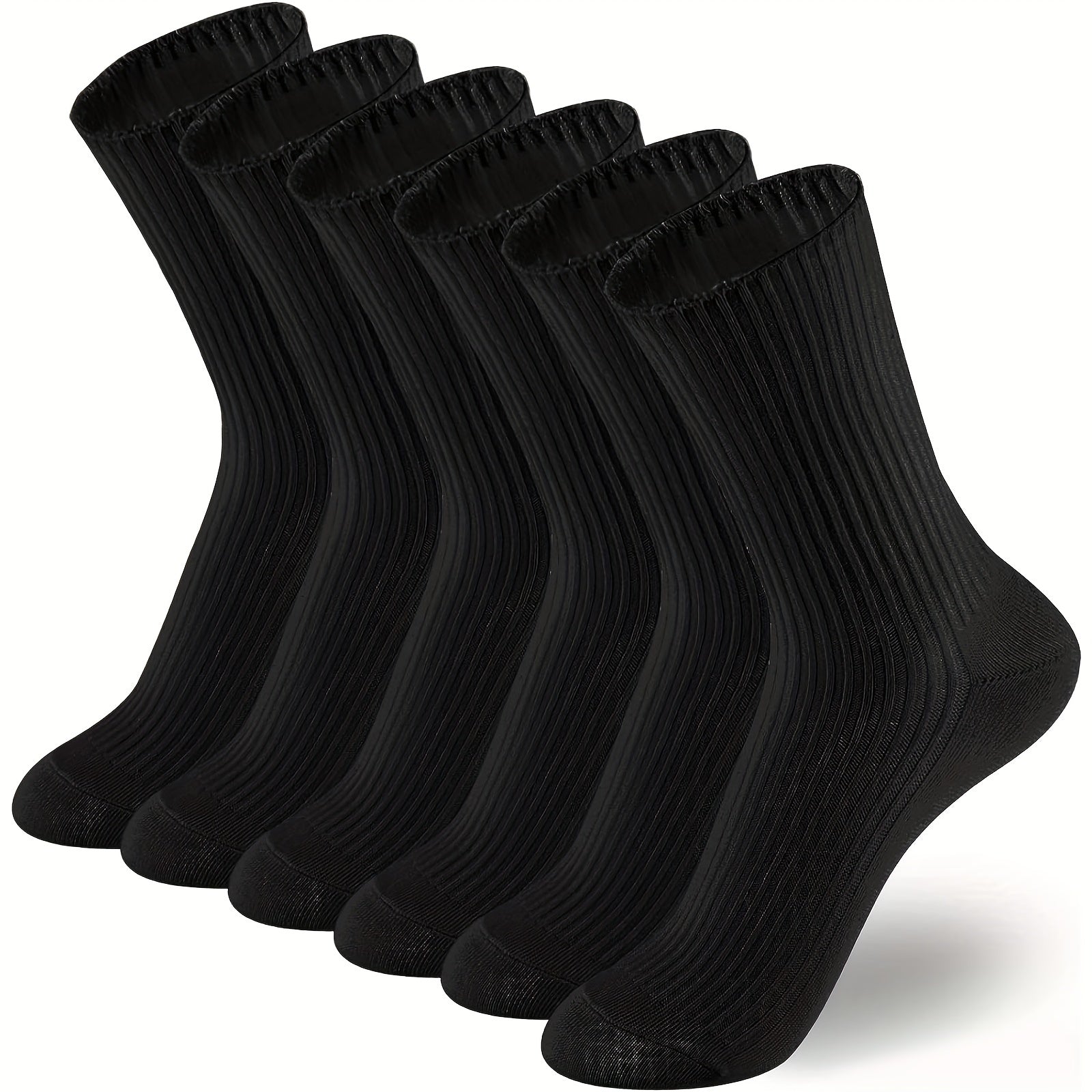 6 Pairs Casual Cotton Socks Men Women