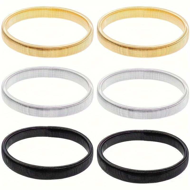 6pcs Shirt Sleeve Holders Anti Slip Sleeve Garters