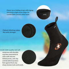 Neoprene Dive Boots for Water Sports - 1 Pair