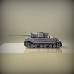 Mini Tank Model 3D Printed ABS Resin Military Collectible