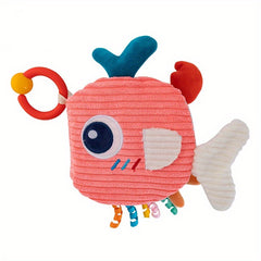 Animal Soft Baby Book Crinkle Fabric Sensory Teething Learning Toy for Babies