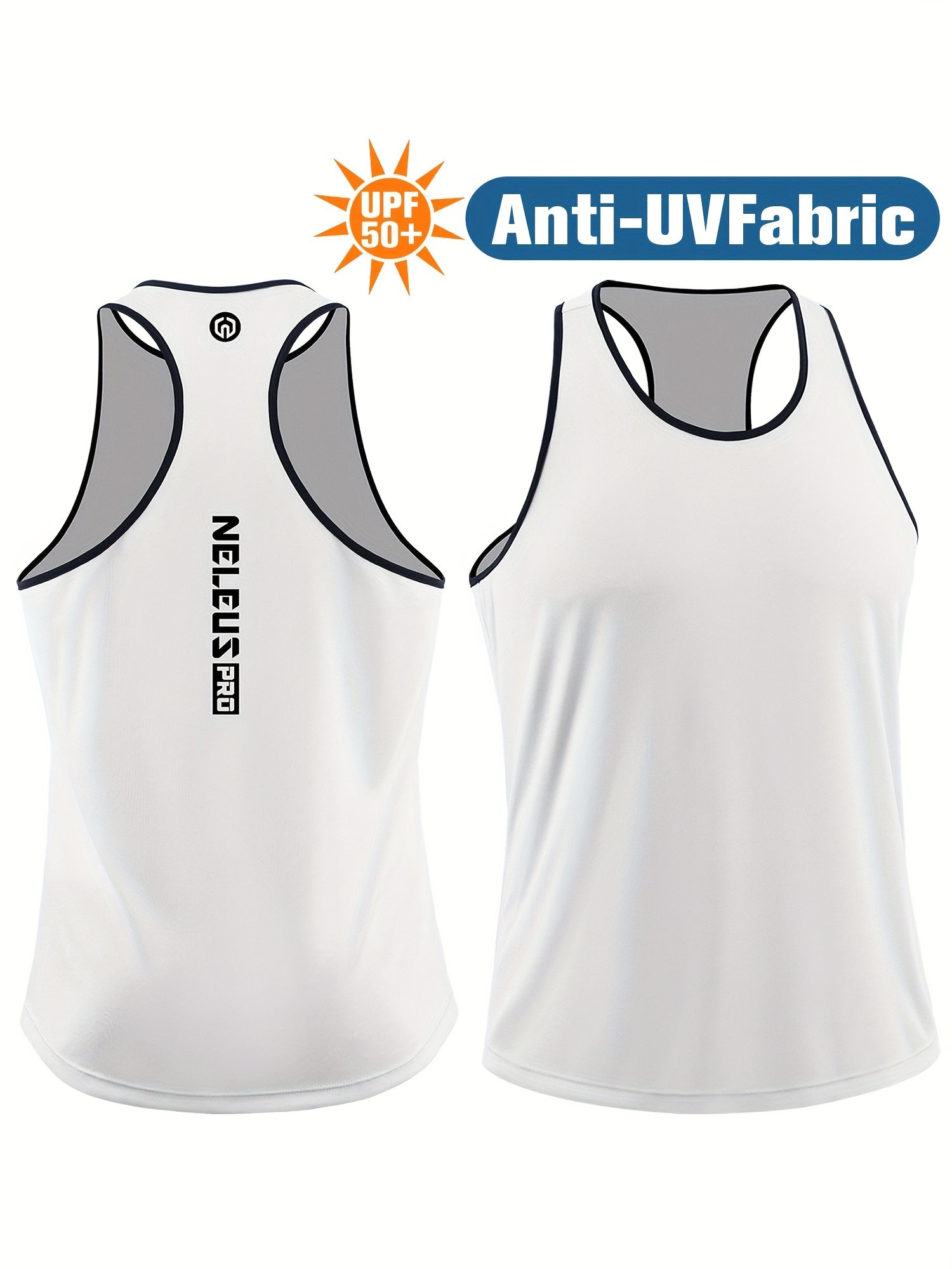 Men's UPF 50 Athletic Vest for Sun Protection