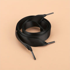 Polyester Ribbon Glossy Shoelaces Silk Satin Wide Flat Webbing Ribbon