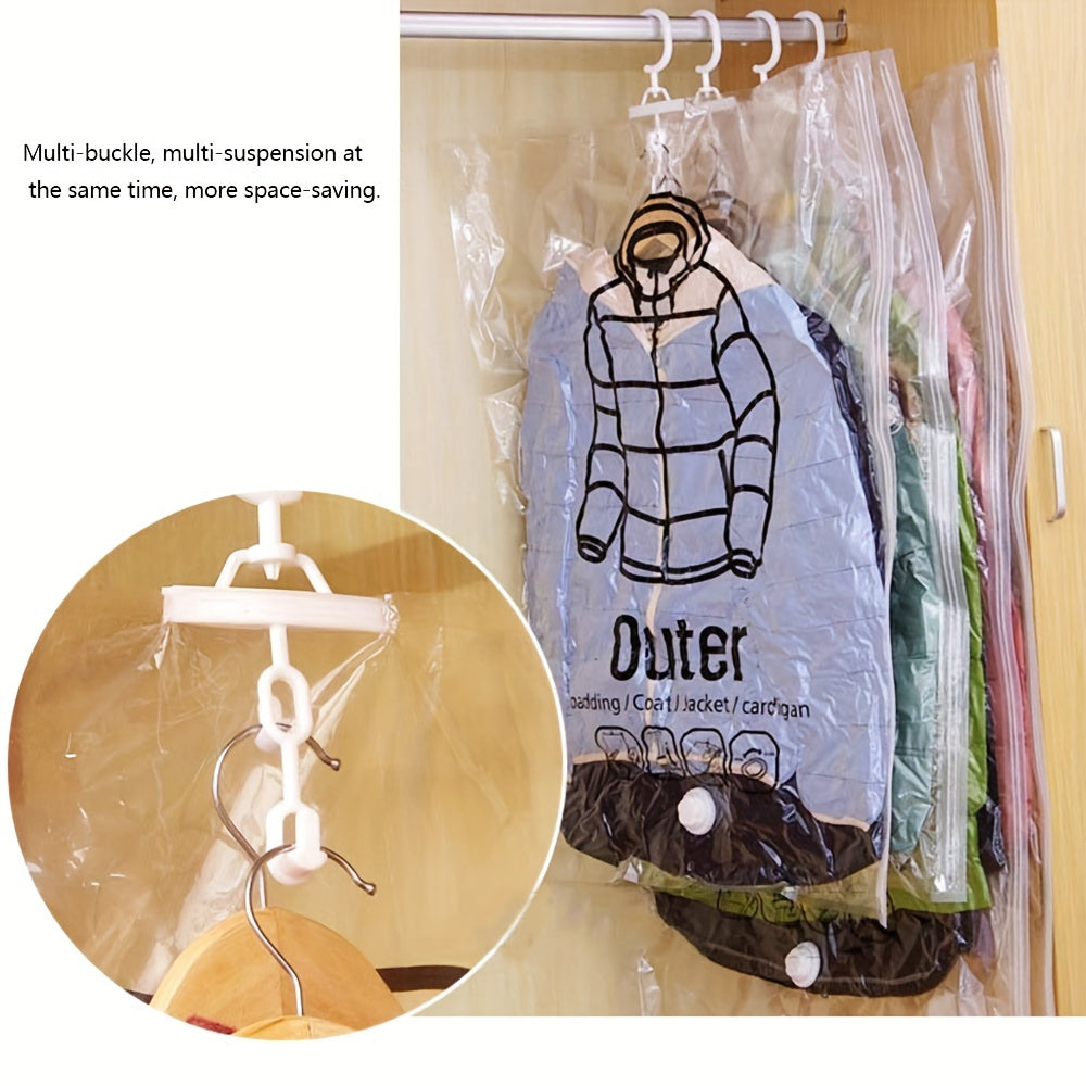 Transparent Vacuum Storage Bag Clothes Organizer Saver