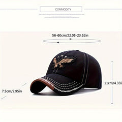 Eagle Embroidered Baseball Cap Sun Hat For Men And Women