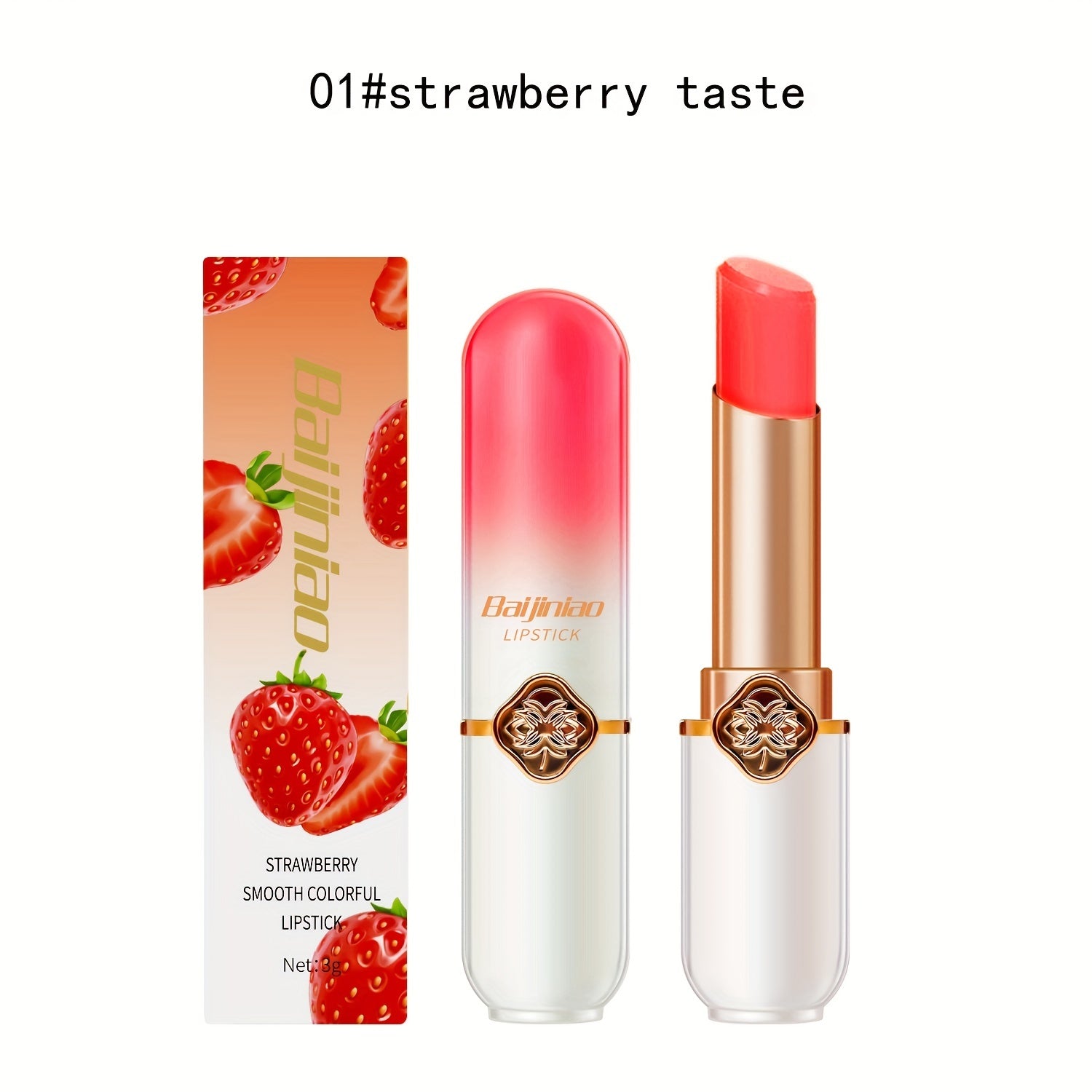 BAIJINIAO Strawberry Lip Plumping Lip Gloss