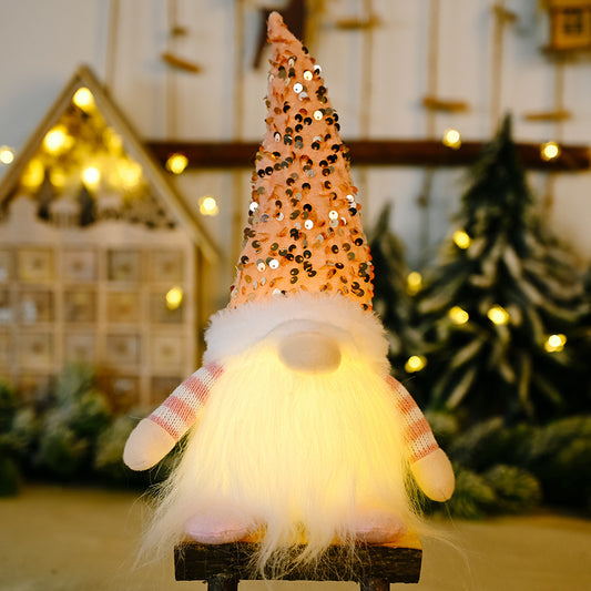 Luminous Faceless Doll Christmas Ornament