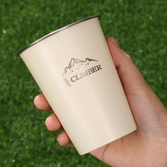 Stainless Steel Outdoor Camping Water Cup Portable Picnic Supplies