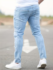 Men's Slim Fit Ripped Jeans