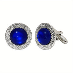 Rhinestone Cufflinks Suit Button Cufflinks Sleeves Studs