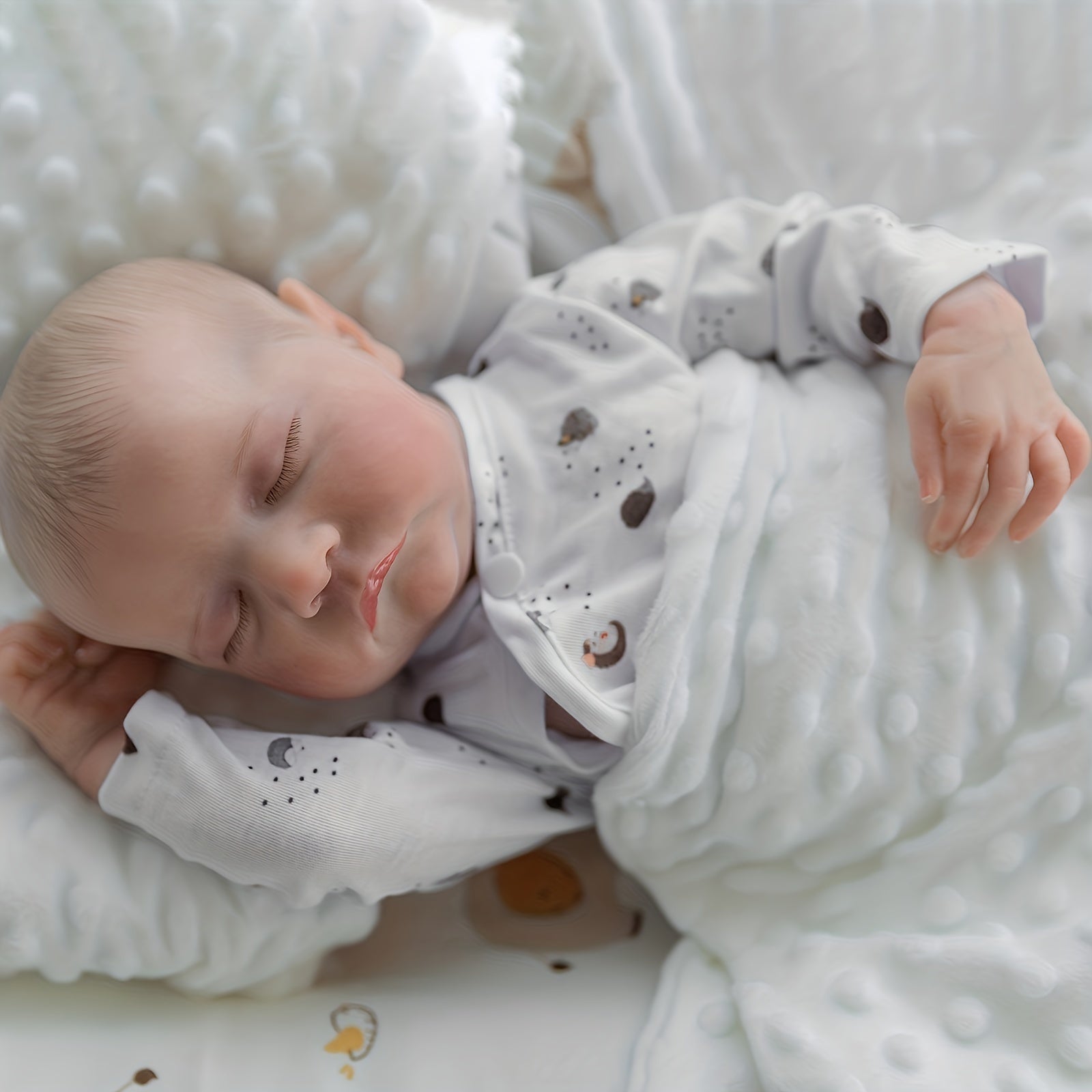 17" Lifelike Reborn Baby Doll Soft Body Realistic Newborn Baby Doll