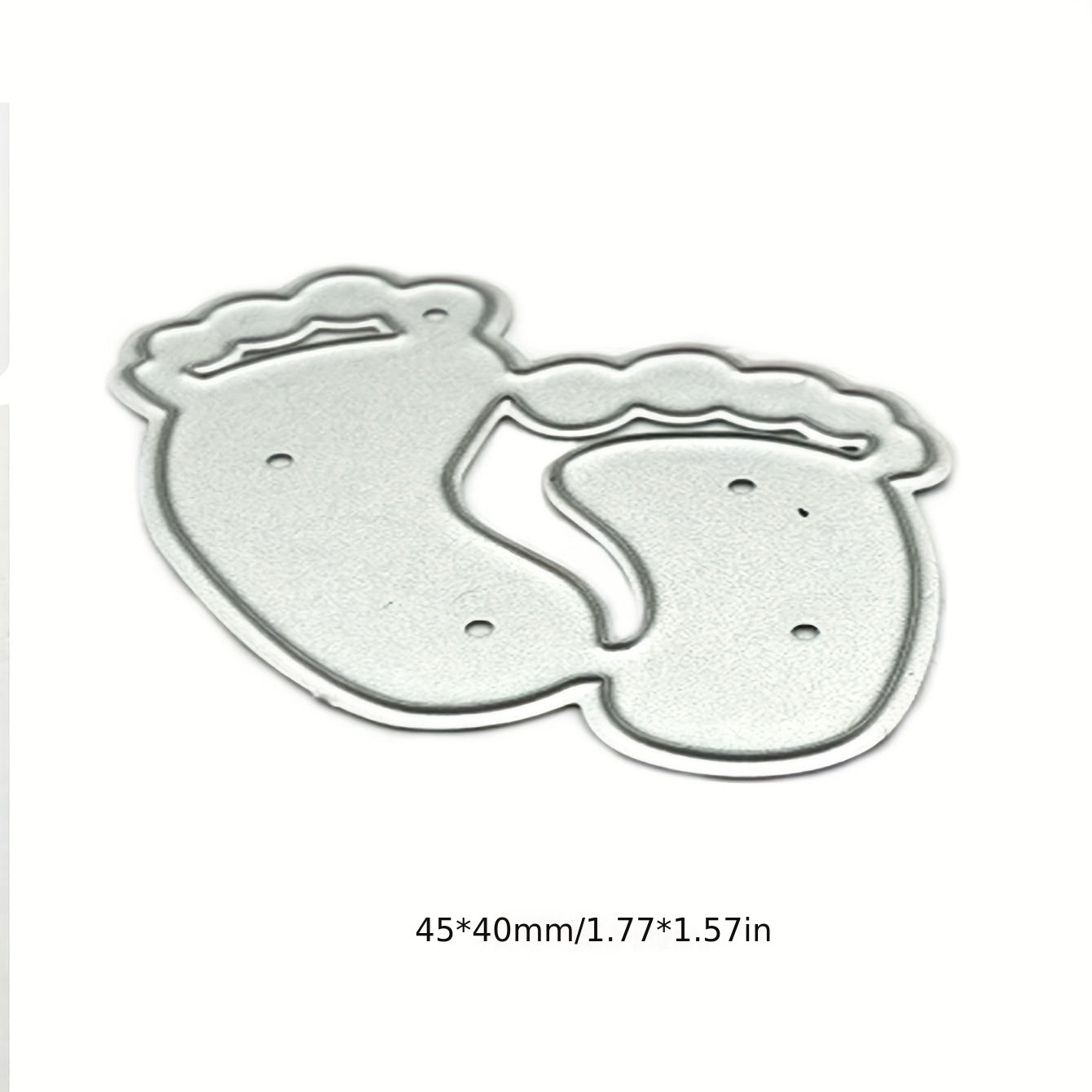 Feet Cutting Dies Metal Embossing Stencils For DIY Scrapbooking Supplies