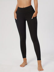 Yoga Pants With Pocket Stretchy Running Leggings