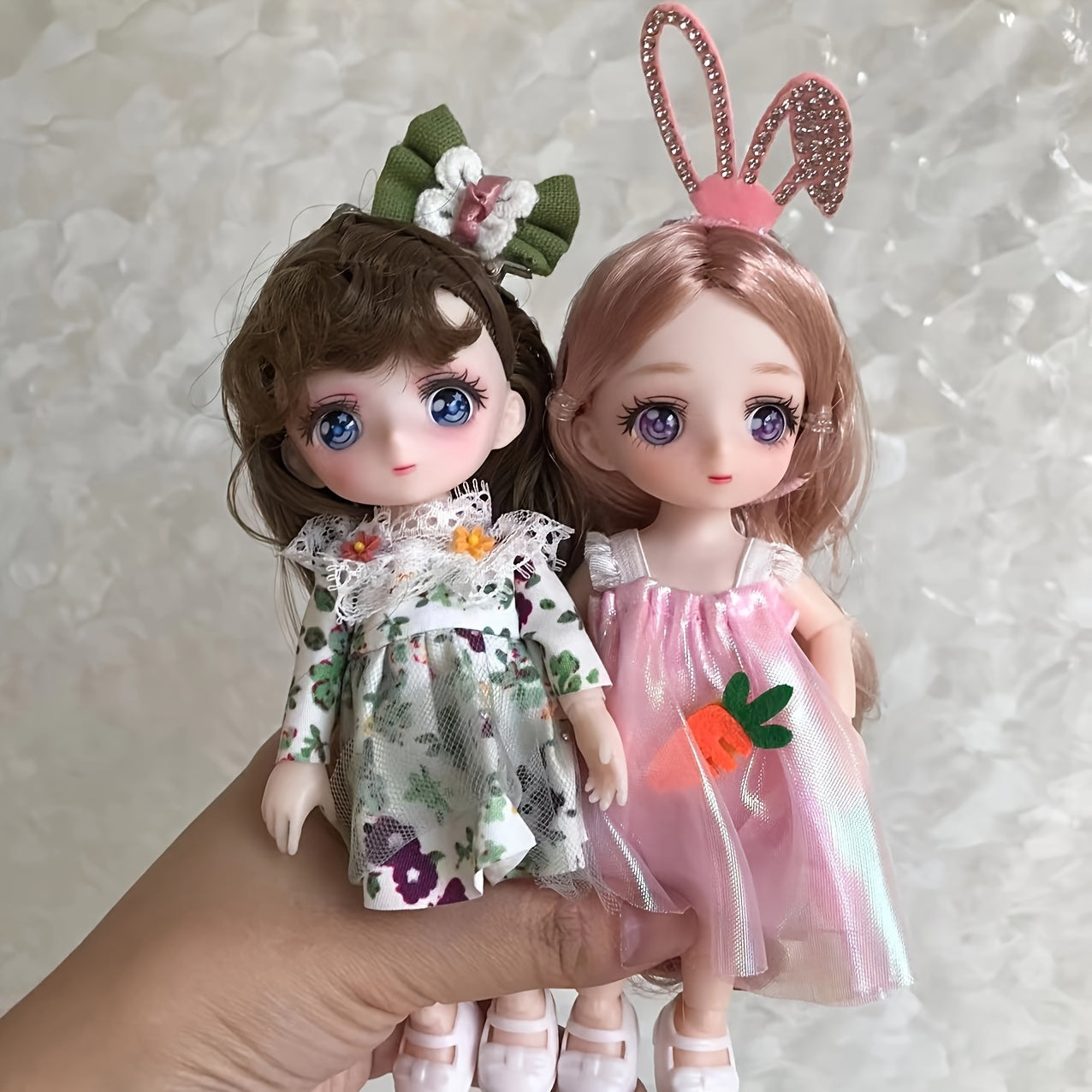 Cartoon Mermaid Dolls Doll Costumes Doll House Accessories Birthday Christmas