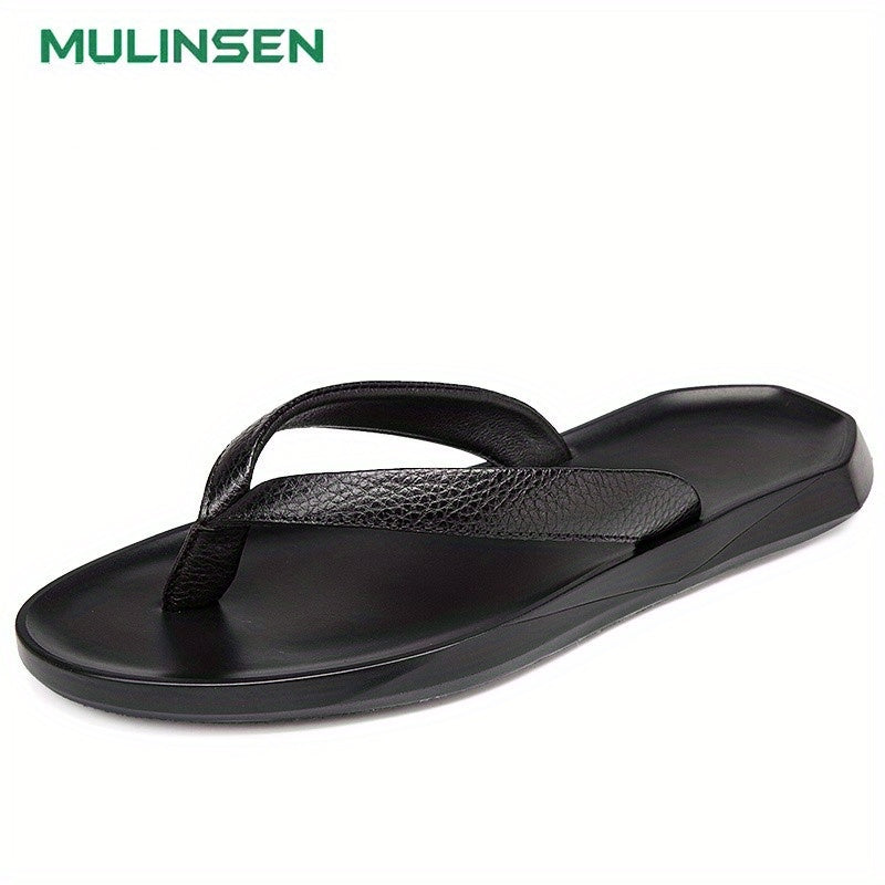 Leather Arch Support Flip Flops Lightweight Thong Sandals