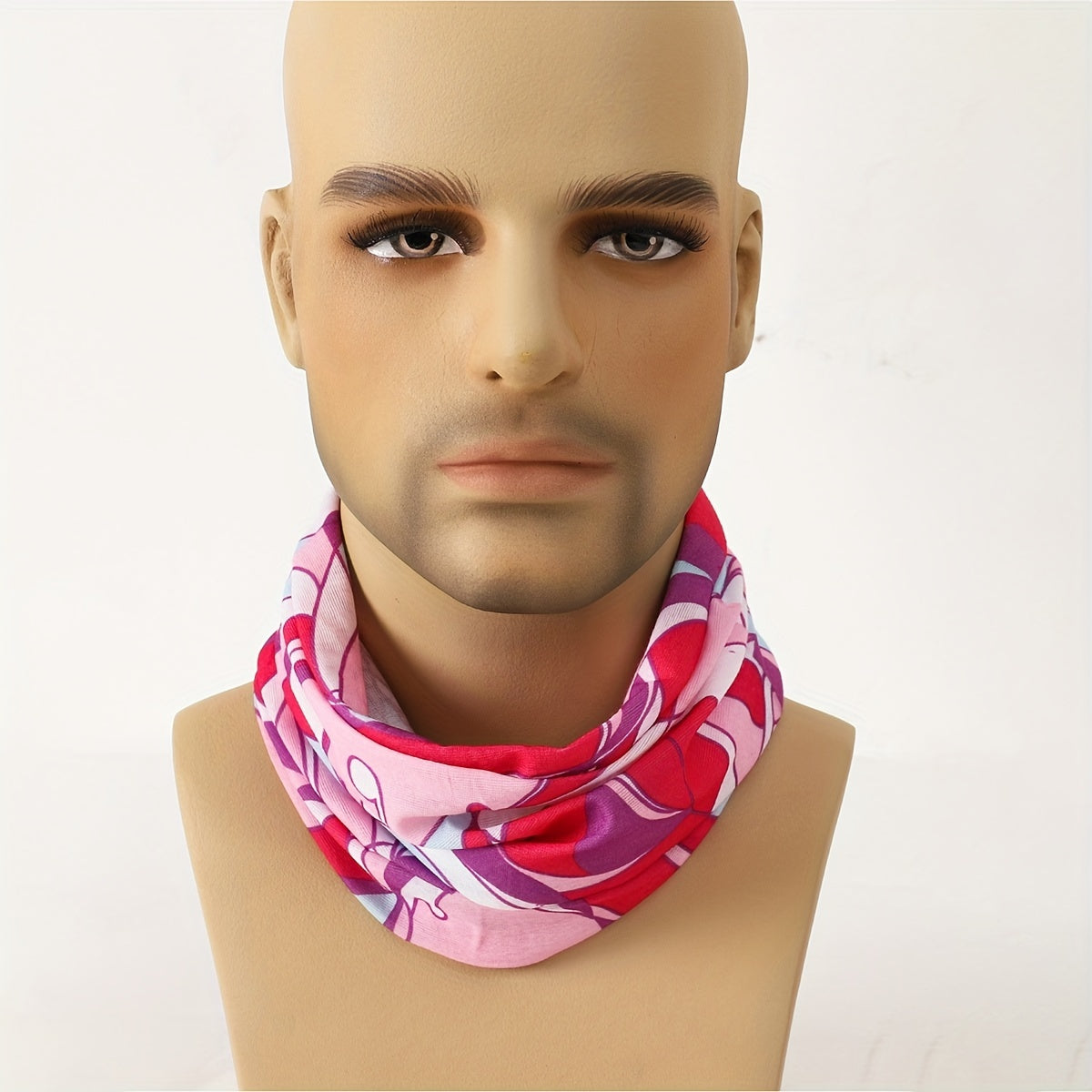 Men's Outdoor Printed Scarf, Multifunctional