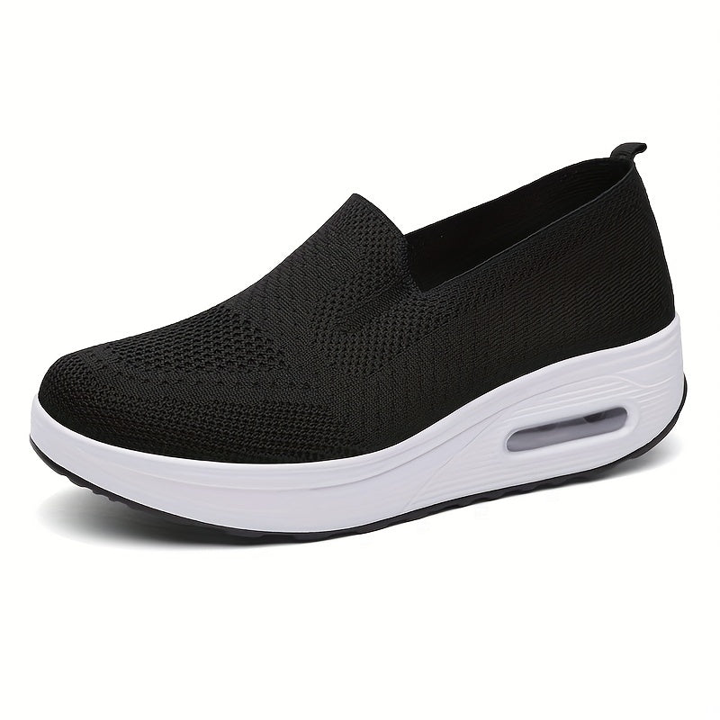 Women's Slip On Platform Sneakers Air Cushion Shoes