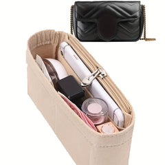 Minimalist Felt Organizer Insert Bag With Pockets