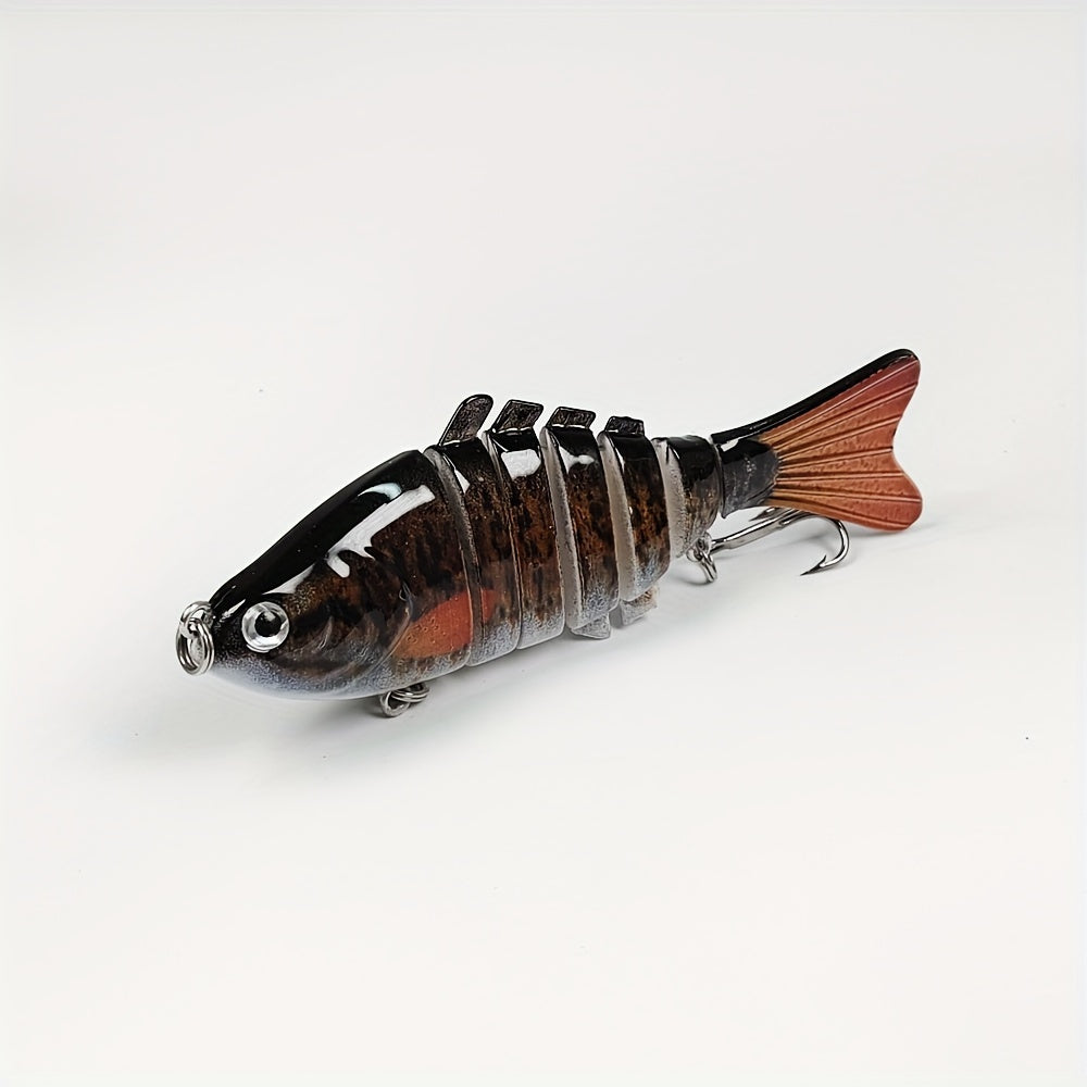 5pcs Lifelike 7 Segment Swimbait 15g Crankbait Fishing Tackle