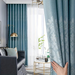 Modern Jacquard European Style Curtain for Home Decor