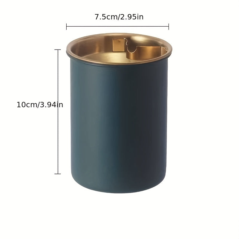 Detachable Metal Stainless Steel Ashtray Funnel Windproof Car Ashtray Cup