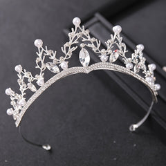 Vintage Golden Crown Tiara for Women Queen Bride Bridesmaid