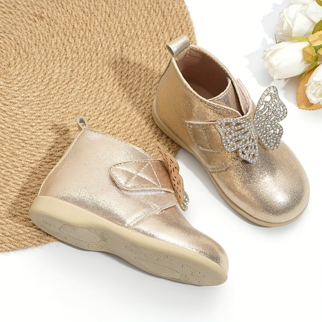 Casual Butterfly Boots For Girls Non Slip Boots For Indoor Outdoor Travel