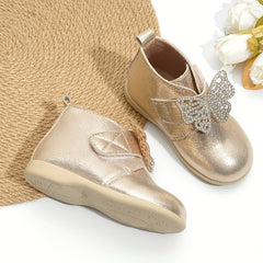 Casual Butterfly Boots For Girls Non Slip Boots For Indoor Outdoor Travel