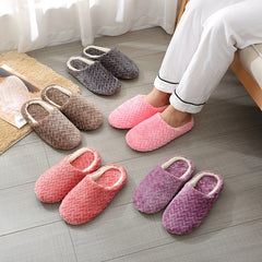 Men's Cozy Cotton Slides for Indoor Bedroom Winter
