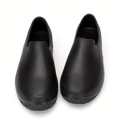 Men's Low Top Wear resistant Rain Shoes Waterproof Oil proof Non Slip Shoes