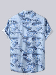 Hawaiian Style Men's Short Sleeve Button Up Casual Shirts