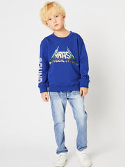 Boy Embroidered Denim Jeans Regular Fit Kids Clothes
