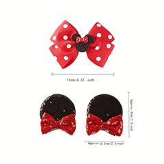 Sequins Mouse Hair Clips & Hair Bows Hairpin Headwear Princess Hair Accessories