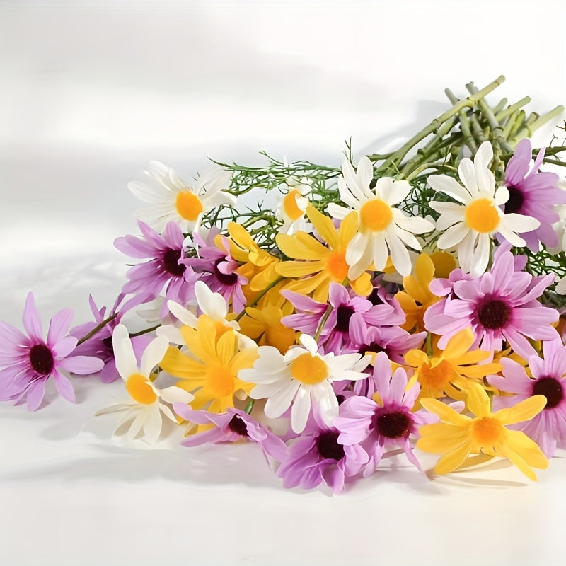 5pcs Artificial Daisy Flower Arrangement for Home Hotel Office Wedding Party