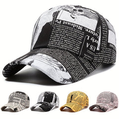 Alphabet Baseball Cap Outdoor Sun Visor Hat