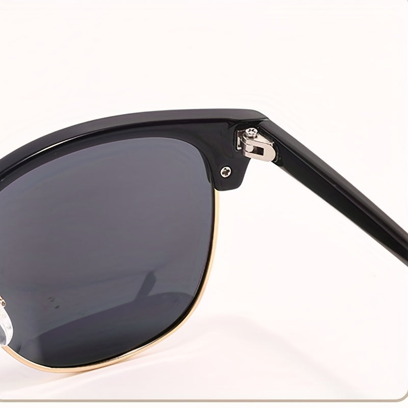 Men's Square Frame Polarized Sunglasses UV Protection